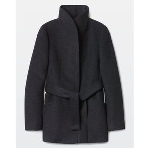 Wilfred Wool High Neck Coat